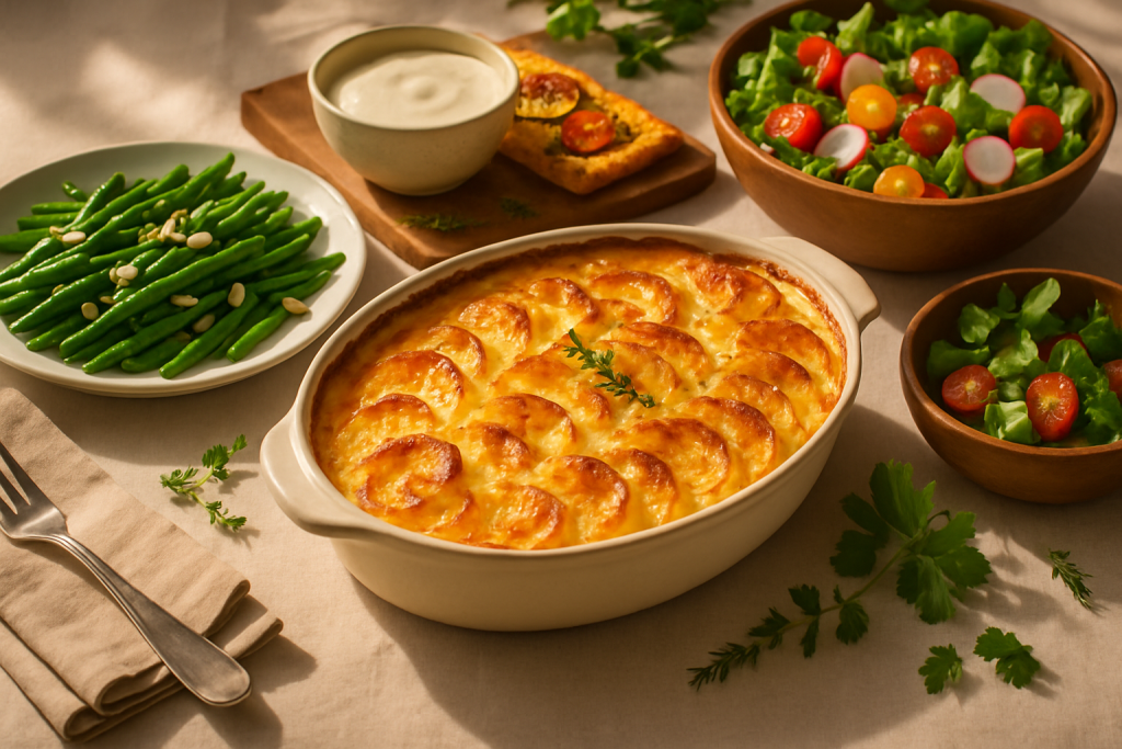 découvrez nos idées d'accompagnements savoureux pour sublimer votre gratin dauphinois et régaler vos convives lors de votre prochain repas.