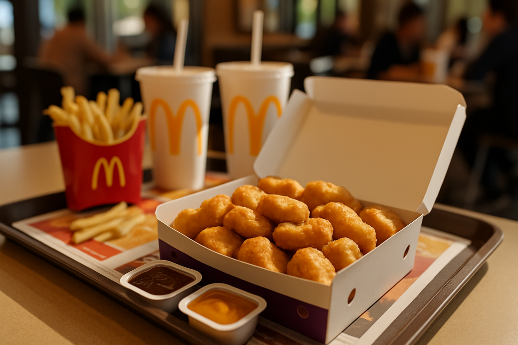 découvrez le prix actuel d'une boîte de 20 nuggets chez mcdonald's, ainsi que des informations sur les offres et menus disponibles pour profiter au mieux de votre commande.