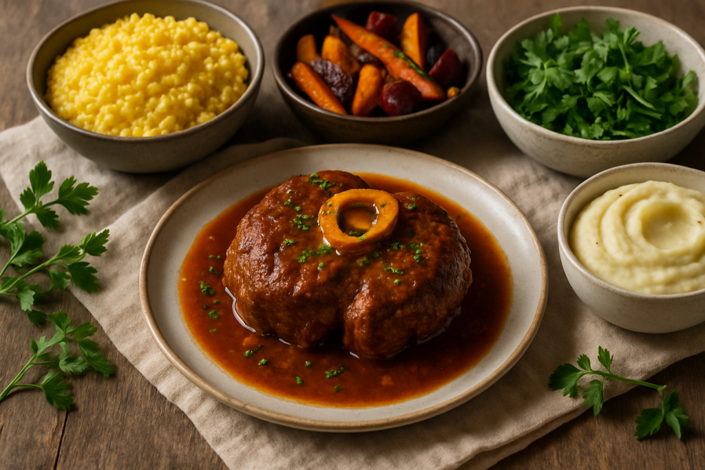 découvrez comment sublimer votre osso bucco avec les meilleurs accompagnements, alliant saveurs traditionnelles et touches gourmandes pour un repas réussi.