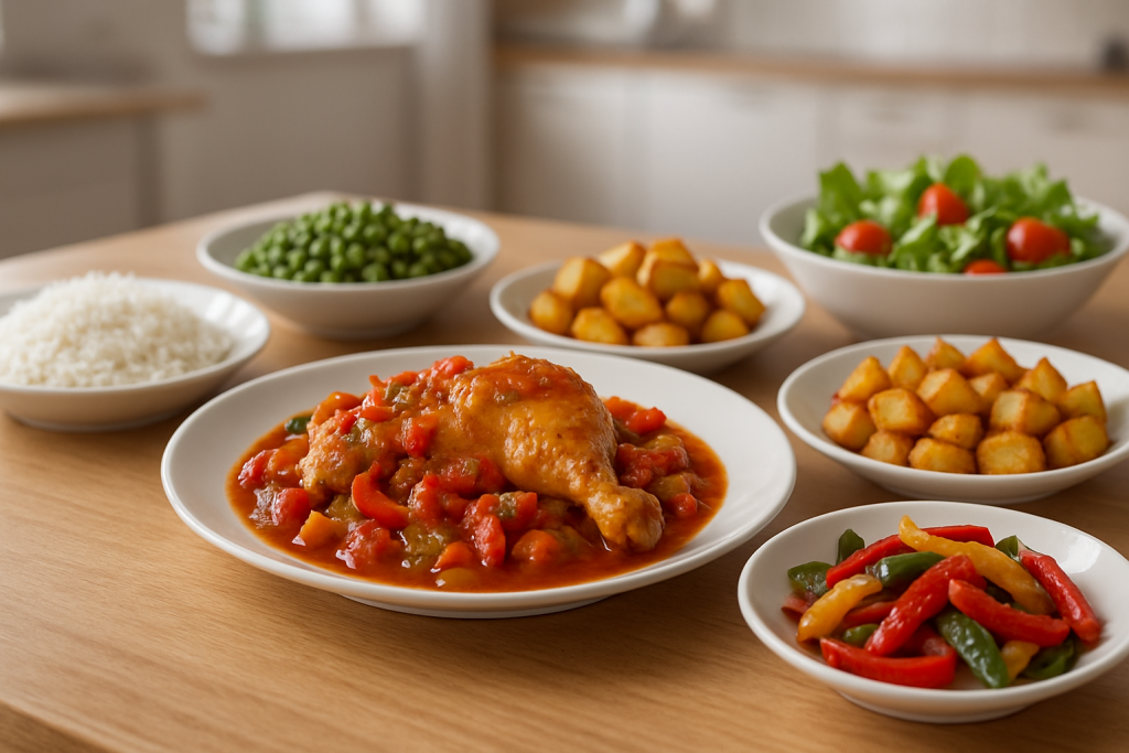 découvrez les meilleurs accompagnements pour sublimer votre poulet basquaise et régaler vos convives avec des saveurs authentiques et délicieuses.