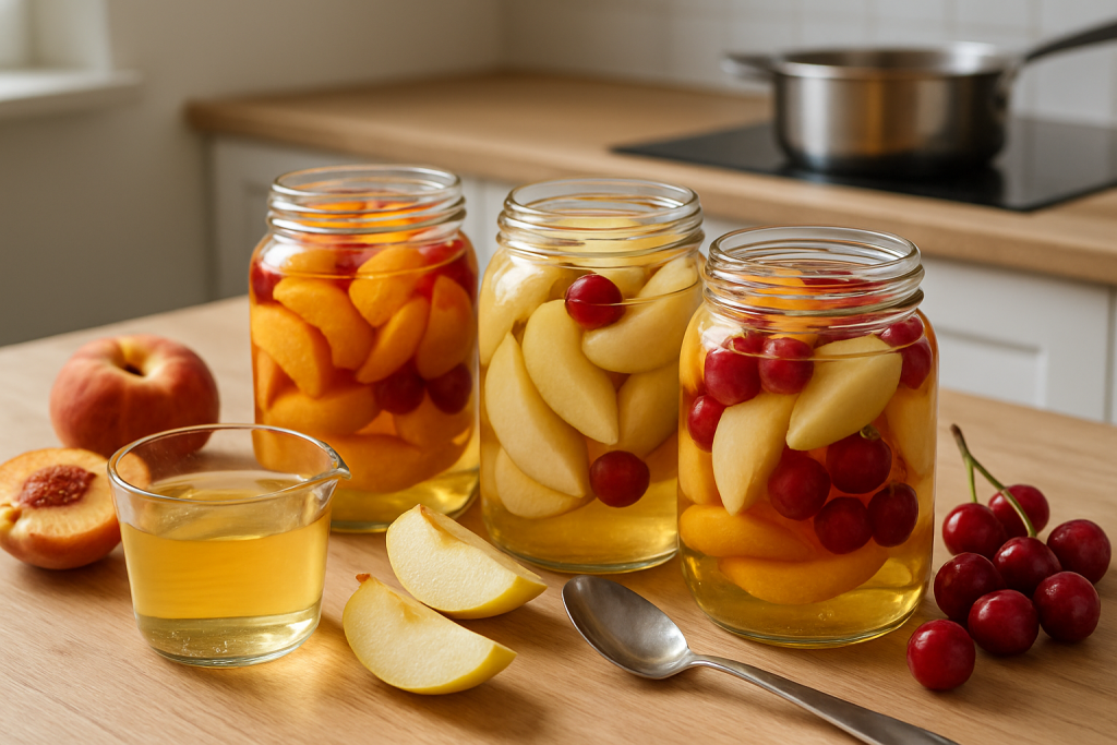 découvrez comment préparer des fruits au sirop facilement chez vous, sans avoir à passer par la stérilisation, pour des conserves savoureuses et rapides.