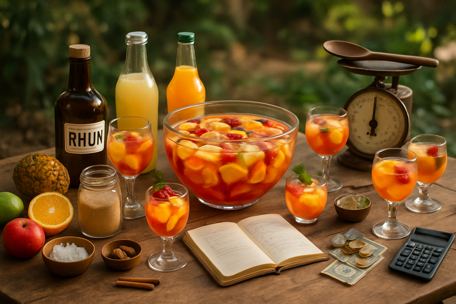 découvrez la recette parfaite de punch pour 50 convives avec ingrédients détaillés, proportions exactes et budget total pour réussir votre fête sans souci.