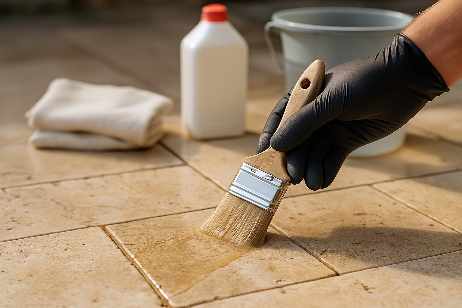 découvrez nos conseils pratiques pour appliquer un hydrofuge sur du travertin et protéger efficacement votre pierre naturelle contre l'humidité et les taches.