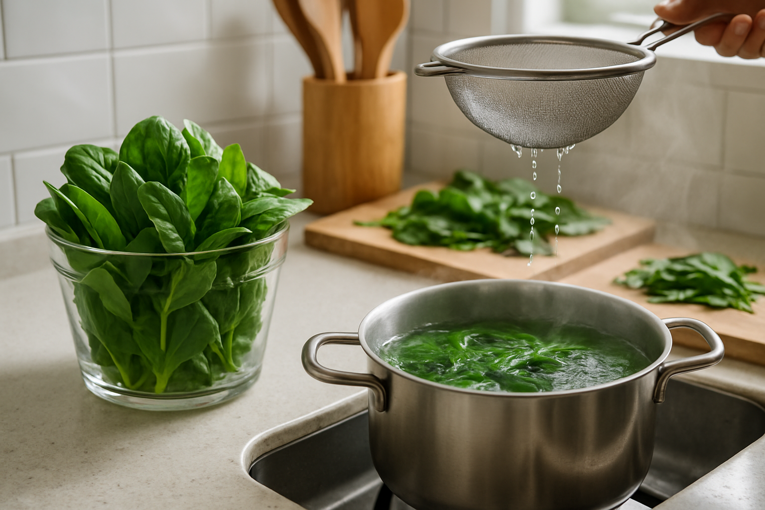 découvrez comment réussir la cuisson parfaite des épinards frais à l'eau pour préserver leurs saveurs et leurs nutriments, avec nos conseils simples et efficaces.
